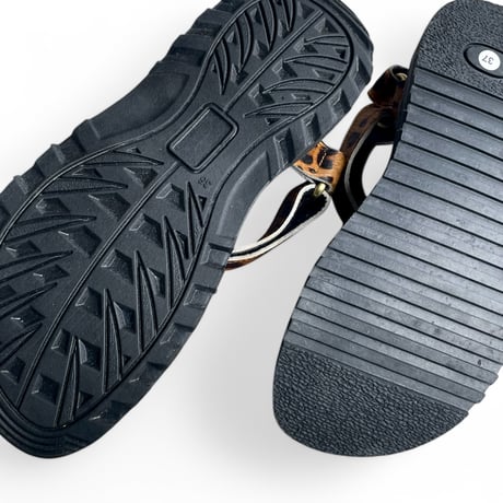 Jawandi "cow leather athletic sandals"(zebra)