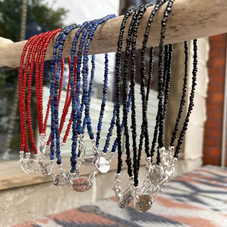 mandi antique beads collection "small beads anklet"(unisex)