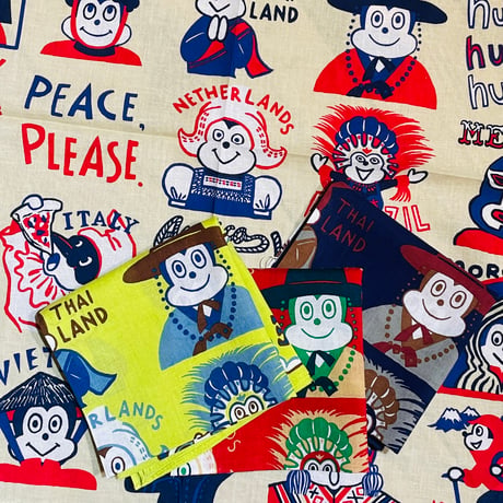 TigreBrocante"one world gauze bandana