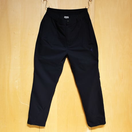 SlowHands”nylon stretch treck pants"(navy)unisex