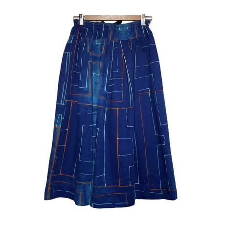 TigreBrocante"ficelle long skirt"(blue)women's