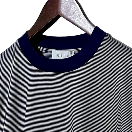 FLISTFIA"loose fit crewneck T-shirts"(navy×gary)uisex