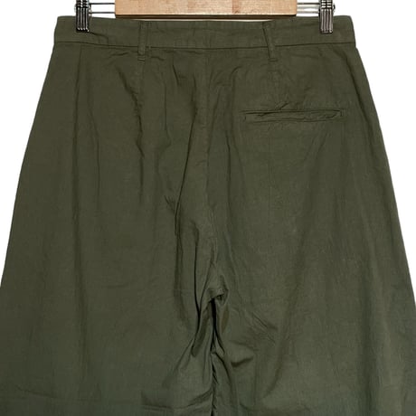 TigreBrocante"cord stripe darts wide pants"(khaki)unisex