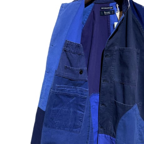 TigreBrocante"euro work remake bakerloo coat"(navy asst) M-size