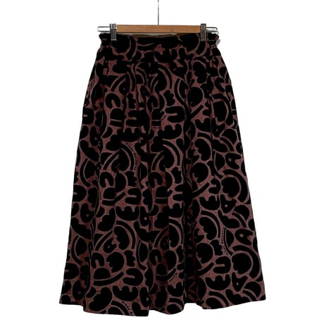 TigreBrocante"peace flannel ficelle long skirt"(blown)women's