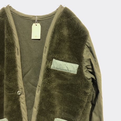 DEAD STOCK REMAKE"netherlands army boa liner"(olive)unisex(D)