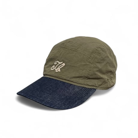 TigreBrocante"6oz denim cotton nylon ripstop running hat"(unisex)