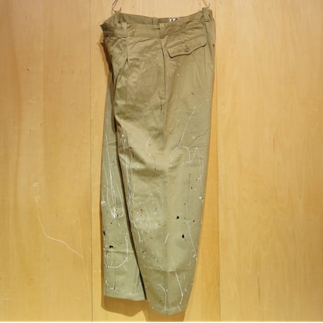 KNIFEWING “rebuild series” French Army Paint Darts 2tuck Pants"B
