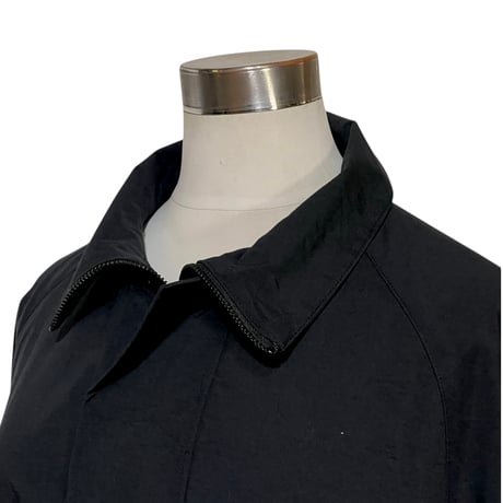amne "nylon OX covered coat" (black) unisex