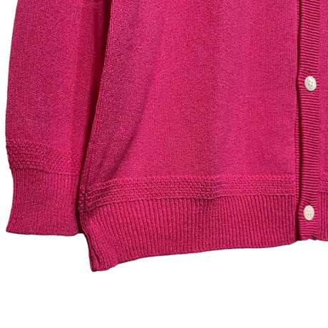 eyya"cotton boucle yarn cardigan"(pink)unise