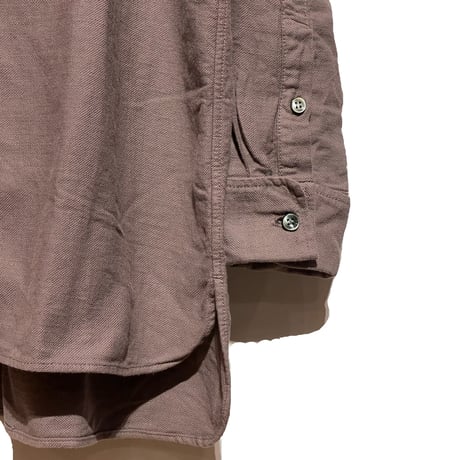 TigreBrocante"vintage ox square yoke long shirts"(brown)unisex