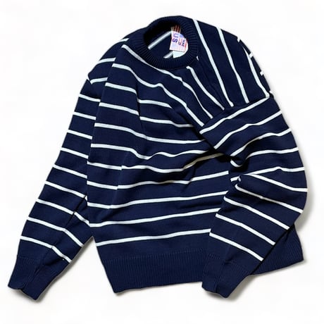 Brimwick U.S.A "stripe cotton crewneck" (navy)unisex