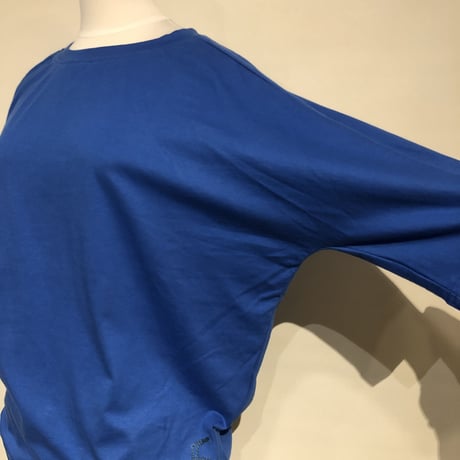 SlowHands ”cotton relax tee"(blue) womens