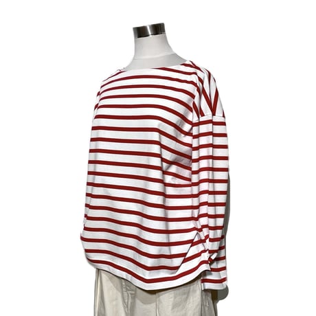 amne "BORDER"gride basque (red)unisex