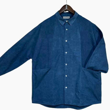 Slow Hands "dolman shirts with pocket"(indigo)unisex