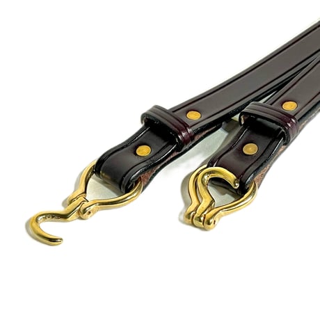 TORY LEATHER USA"Bridle Leatgher Mini Hoof Pick Belt"(havana)unisex