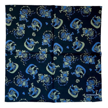 TigreBrocante"gauze bandana"  風神雷神