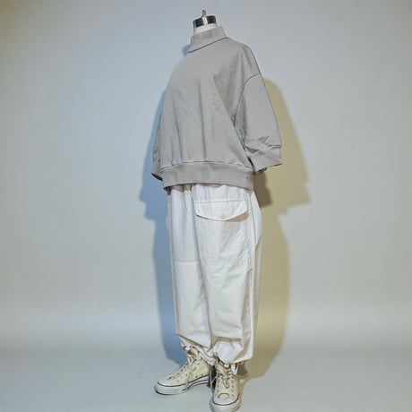TigreBrocante"migen裏毛 wide square 7分袖 T"(women's )