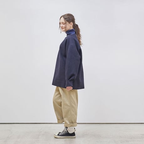 H.UNIT "Weapon work trousers used wash"(beige)unisex