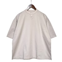 TigreBrocante"high density jersey henley  neck venice S/S T"(oyster)unisex