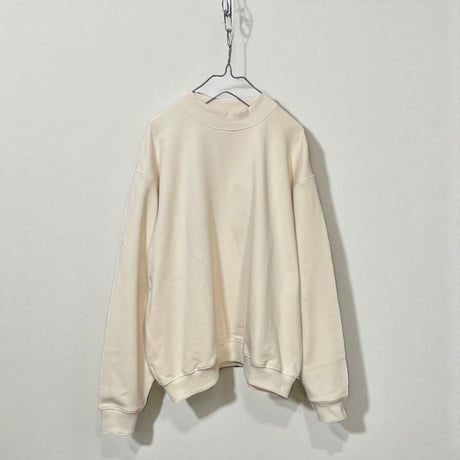 amne"FRENCH TERRY"oval crew(natural)unisex