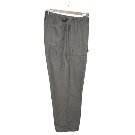 TigreBrocante"cotto linen twill Tagosaku Pants“(graige)unisex