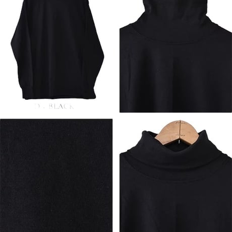 LIFE WEAR inc Made in U.S.A "turtle neck L/S tee"(unisex)