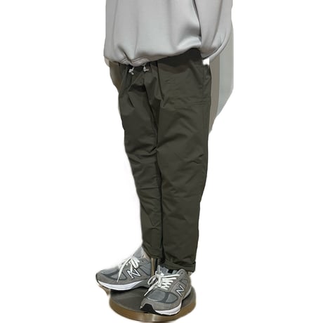 FUNSET OF ART "nylon gabardine HAKAMA stretch climbing pants"(olive)unisex