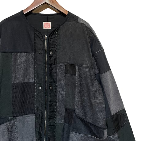 FUNSET OF ART "black patchwork liner blouson"(black)unisex-L