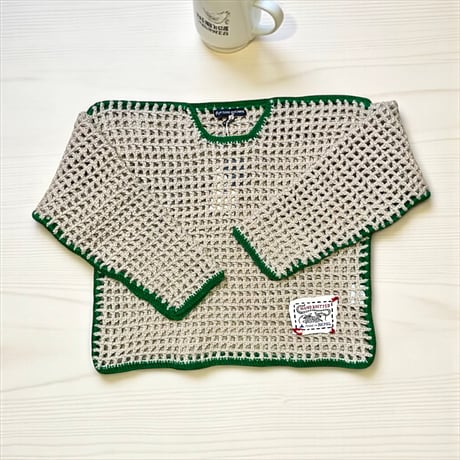 TigreBrocante"net work venice sweater"(beige)unisex