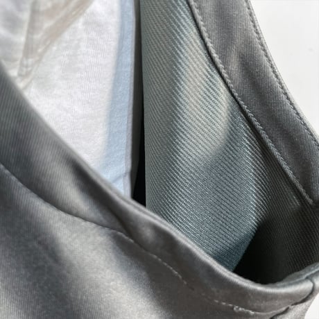 dip ltd "polyester zip pocket onepiece" (gray)women's