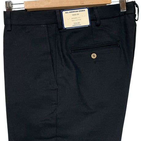 ALL AMERICAN KHAKIS"bedford cord pants / original fit"(black)unisex