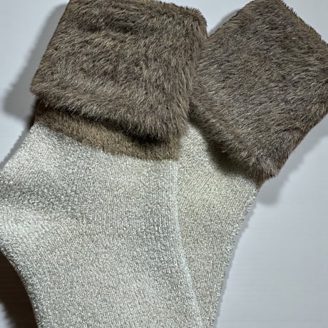 decka quality socks"showatabe"Furry Socks | Short Length(women's)