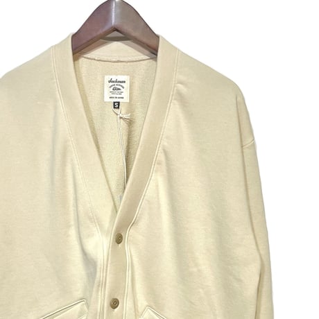 Jackman"Sweat Cardigan"(vanilla)unisex