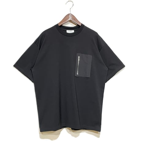FLISTFIA"Zip Pocket T-shirts"(black)unisex
