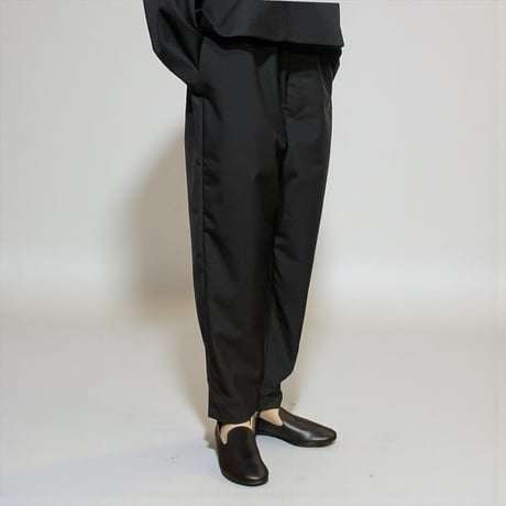 CAERULA PER LIGHTS"schola OX tapered pants"(black)unisex
