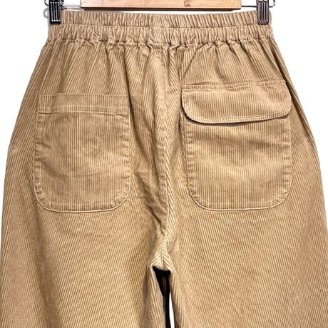 H.UNIT "corduroy easy pants"(beige) unisex