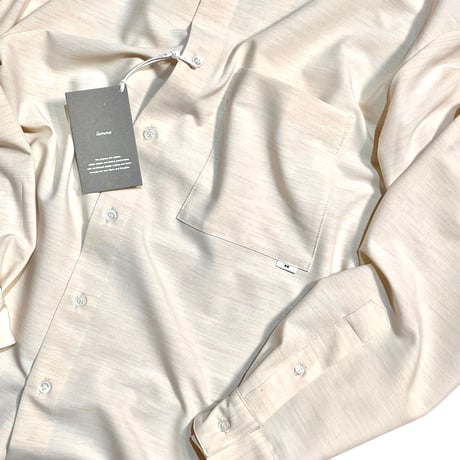 amne "TROPICAL" classic shirts (natual)unisex