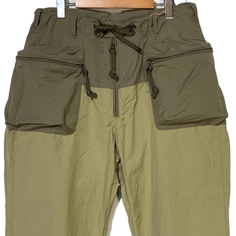dip ltd "military type switching zip pocket army pants" (khaki)unisex