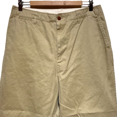 H.UNIT "Weapon work trousers used wash"(beige)unisex