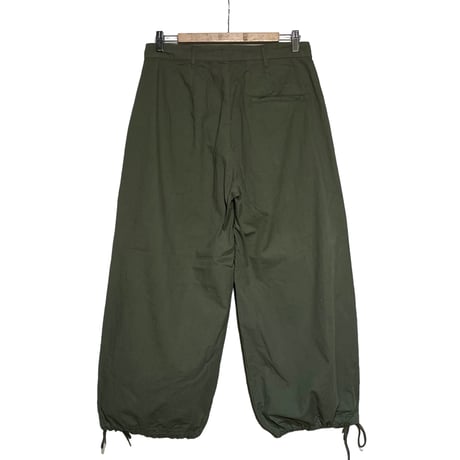 TigreBrocante"cord stripe darts wide pants"(khaki)unisex