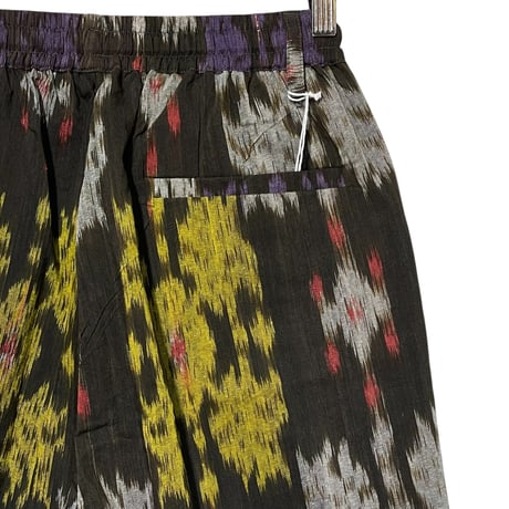 Jawndi "kasuri easy short pants" (brown)