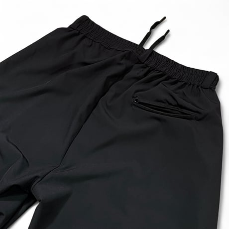 Slow Hands"nylon×polyester starch Morocco pants"(black)unisex