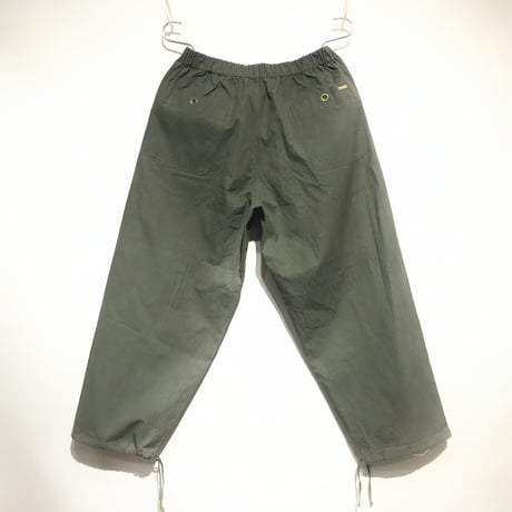 Slow Hands "recycle tent loose wonderer pants"(olive)unisex