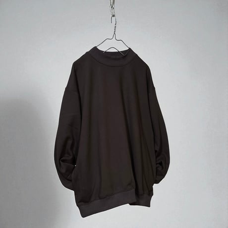 amne"FRENCH TERRY"oval crew(chocolate)unisex