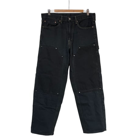 yoused "double knee painter pants" (black) size.2B unisex