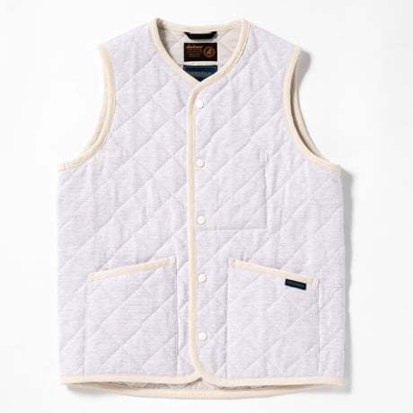 Jackman"Lavenham ×Jackman Dotsume Gilet"(ash)unisex