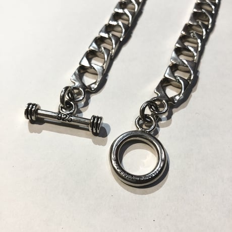 TAXCO VINTAGE "sterling silver square link bracelet"unisex