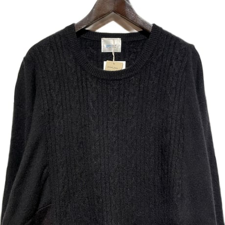 yoused "BLK cashmere widesweater(black asst)unisex (B)