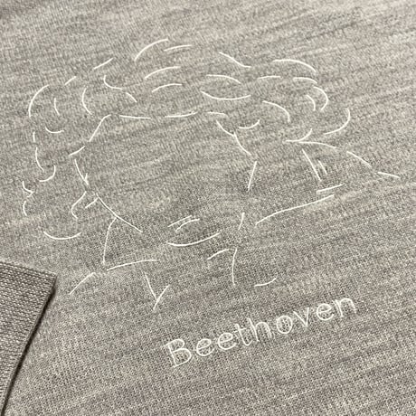 eyya"special pile wool knit sweat [beethoven]"(gray)unisex